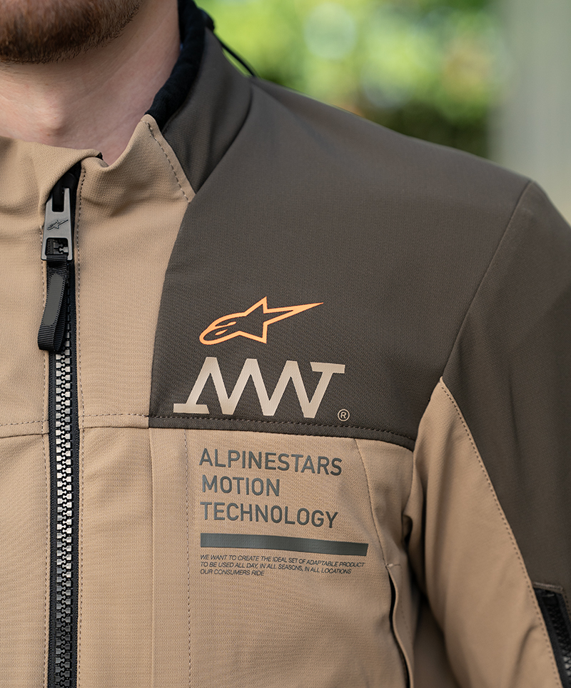 Alpinestars AMT-8 Stretch Drystar XF jacket detail 1